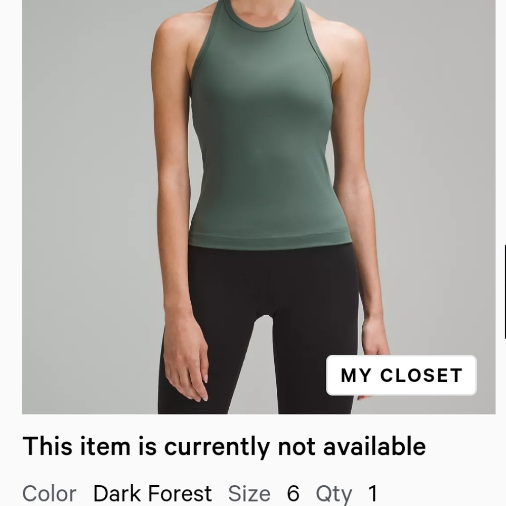 Align Waist Length Racerback Tank Top